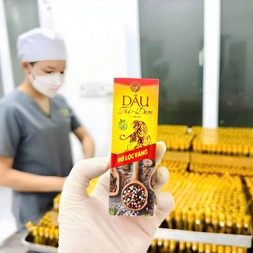 Dầu Thảo Dược - Hổ Lộc Vàng chai 10ml