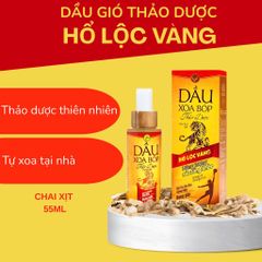 Dầu Thảo Dược - Hổ Lộc Vàng chai xịt 55ml