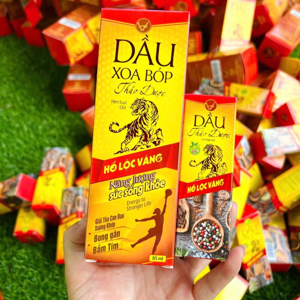 Dầu Thảo Dược - Hổ Lộc Vàng chai xịt 55ml