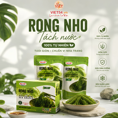 RONG NHO TÁCH NƯỚC - Rong nho loại 1 tốt cho sức khoẻ