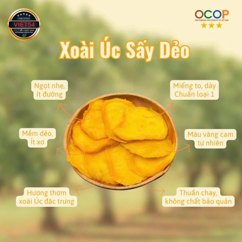 Xoài Úc Sấy Dẻo