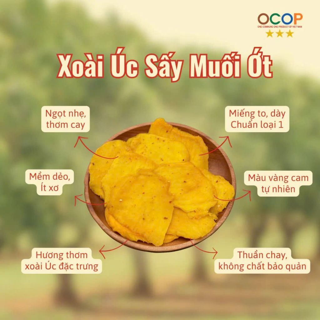 Xoài Úc Sấy Muối Ớt