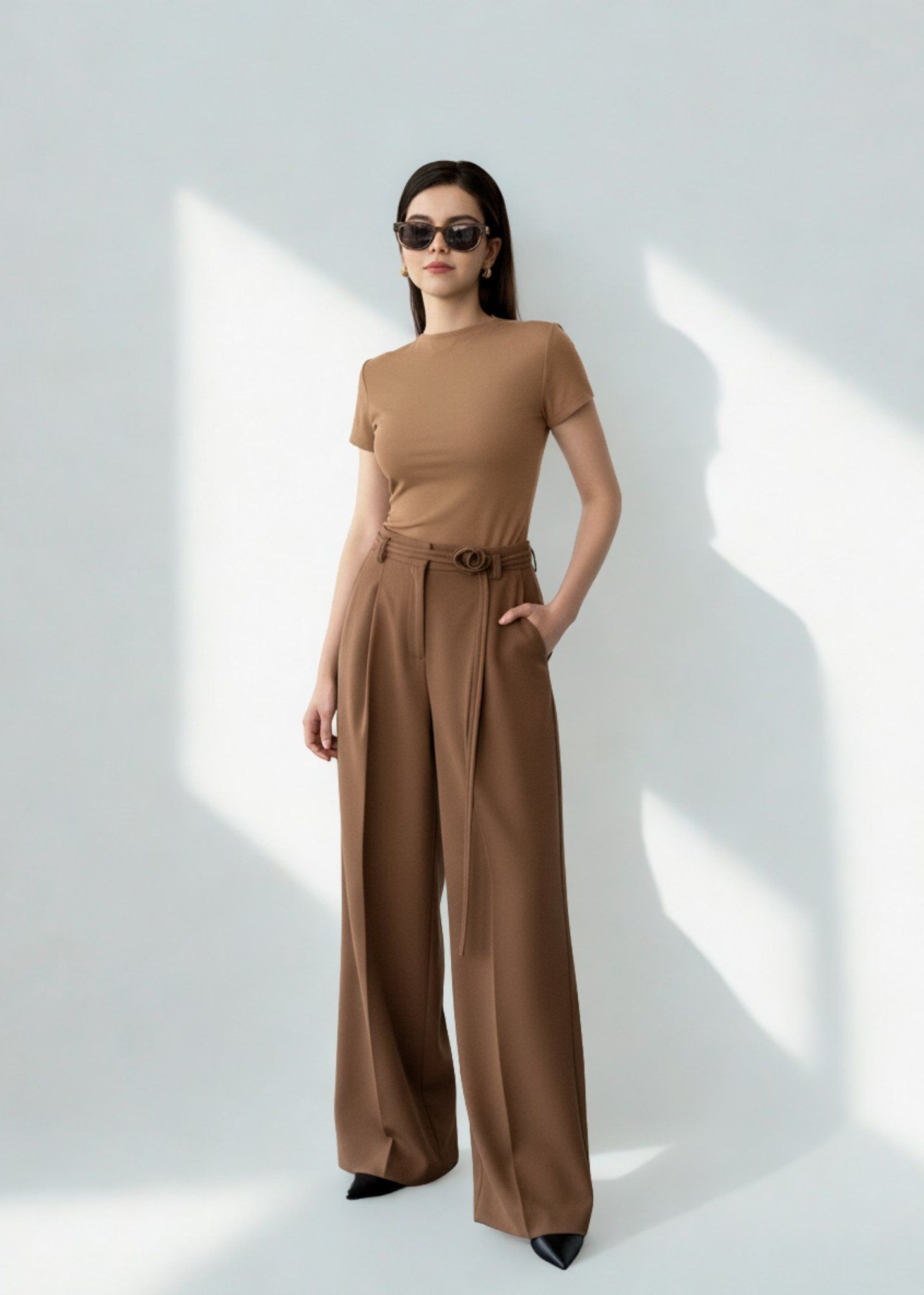  ÁO PHÔNG NÂU TRƠN 