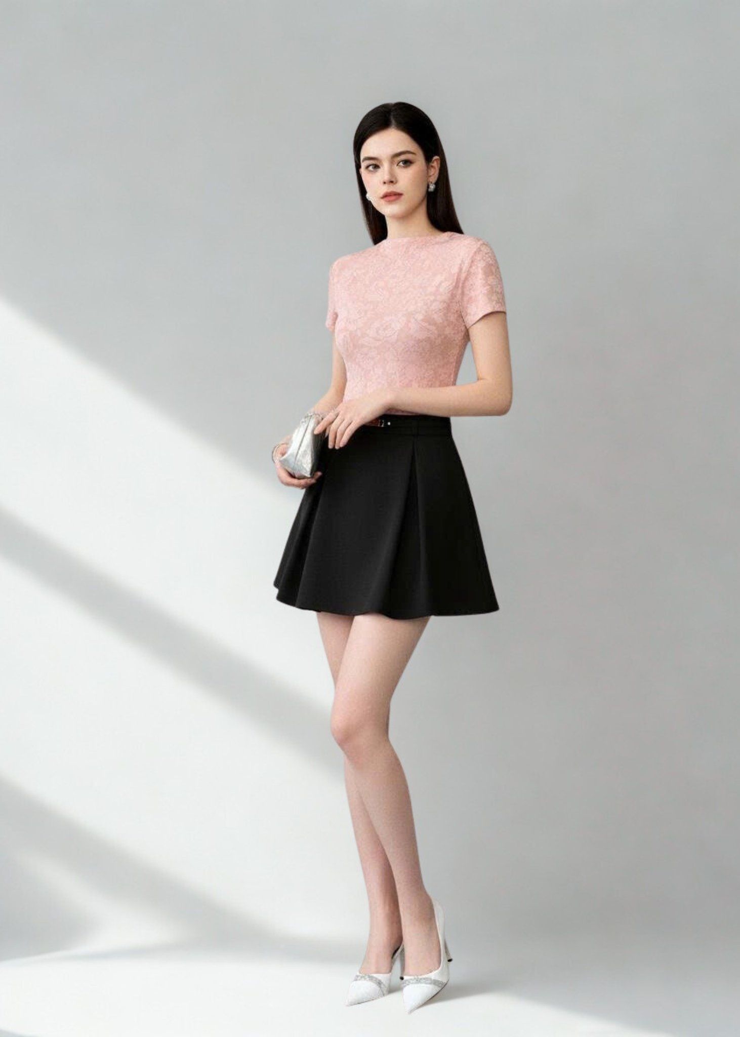  ÁO PHÔNG HỒNG HOA 