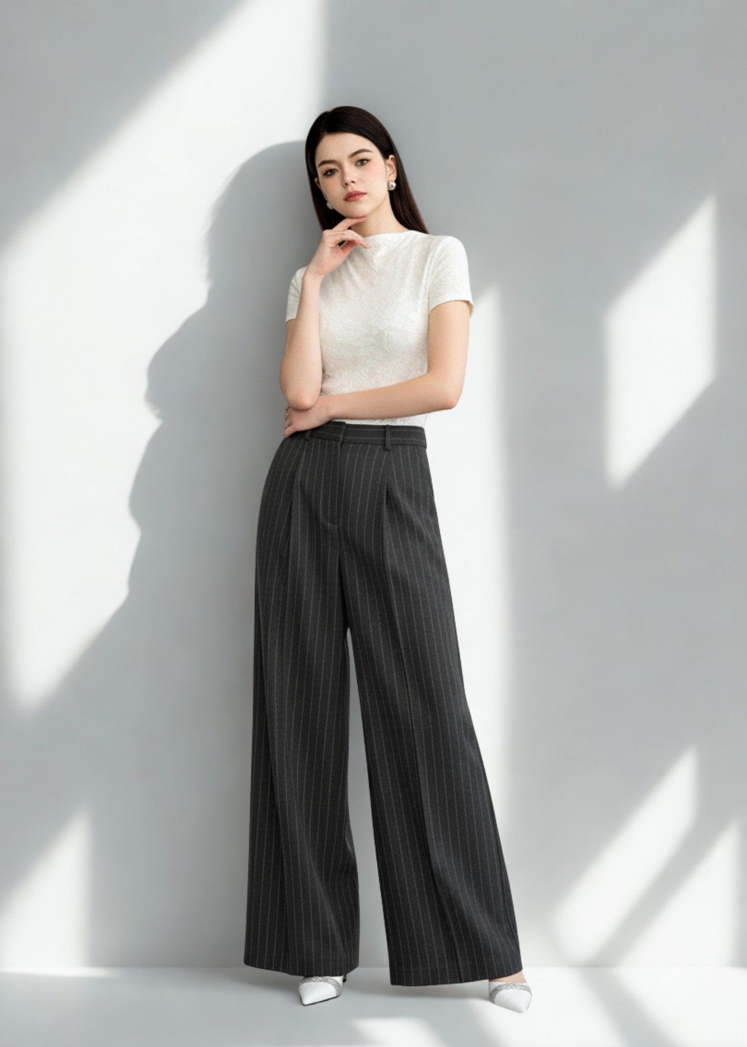  ÁO PHÔNG TRẮNG HOA 