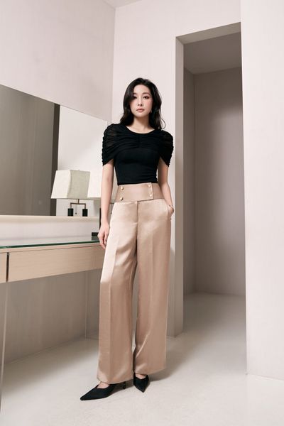  ÁO REN THUN TAY CHỜM NHÚN THÂN TRƯỚC 