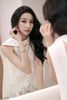  ĐẦM LỤA PHỐI REN CỔ BUỘC NƠ 