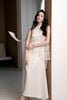  ĐẦM LỤA PHỐI REN CỔ BUỘC NƠ 