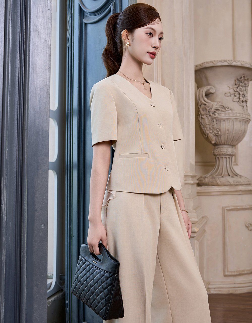  VEST BE PHỐI TƠ THÂN SAU 