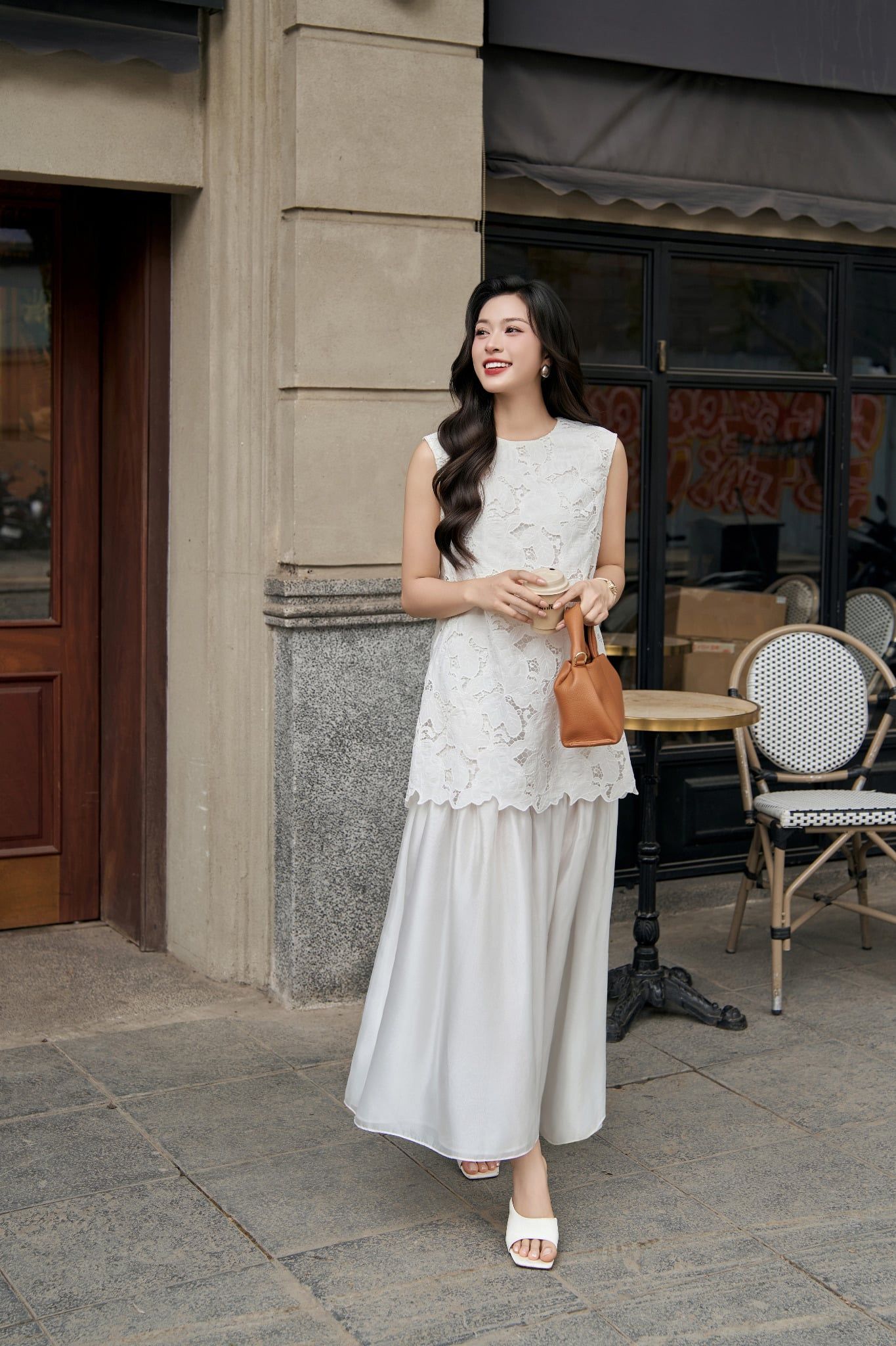  ĐẦM REN PHỐI TƠ GẤU 