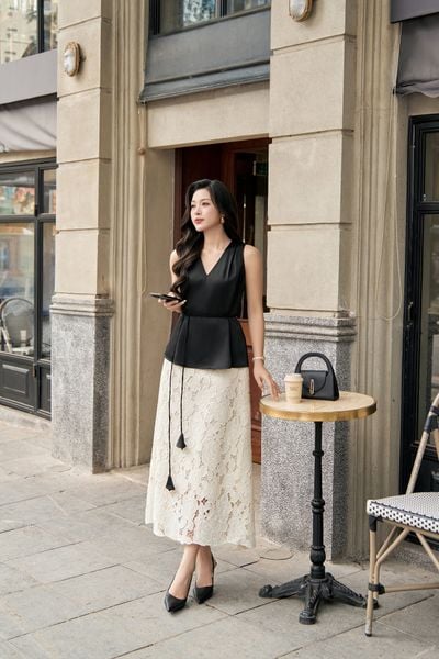  ÁO SÁT NÁCH XẾP LY VAI 