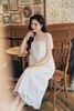  ĐẦM 2 DÂY HỌA TIẾT REN NỔI 