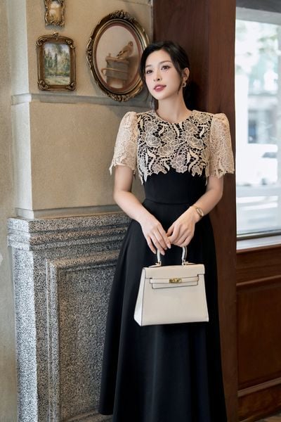  ĐẦM PHỐI REN THÂN TRÊN 