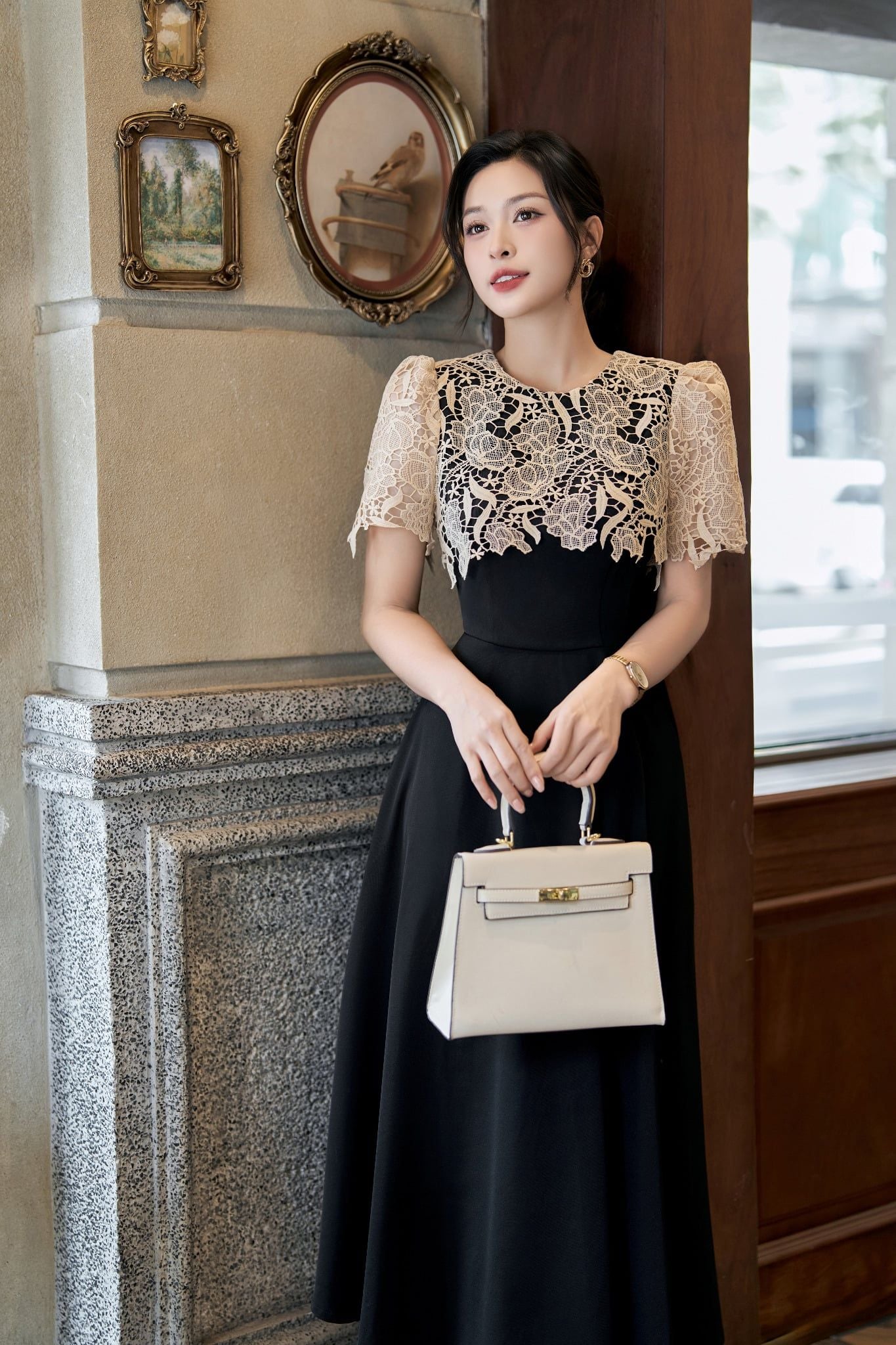  ĐẦM PHỐI REN THÂN TRÊN 