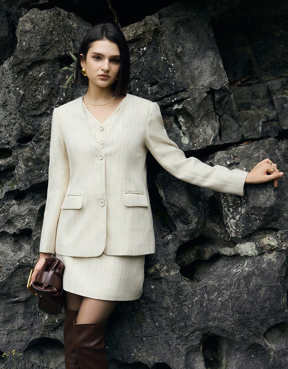  JUPE NGẮN TÚI CHÉO 