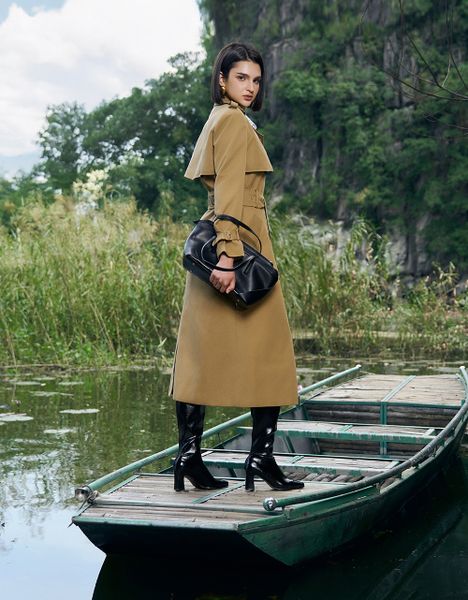  MĂNG TÔ KAKI ĐAI EO 