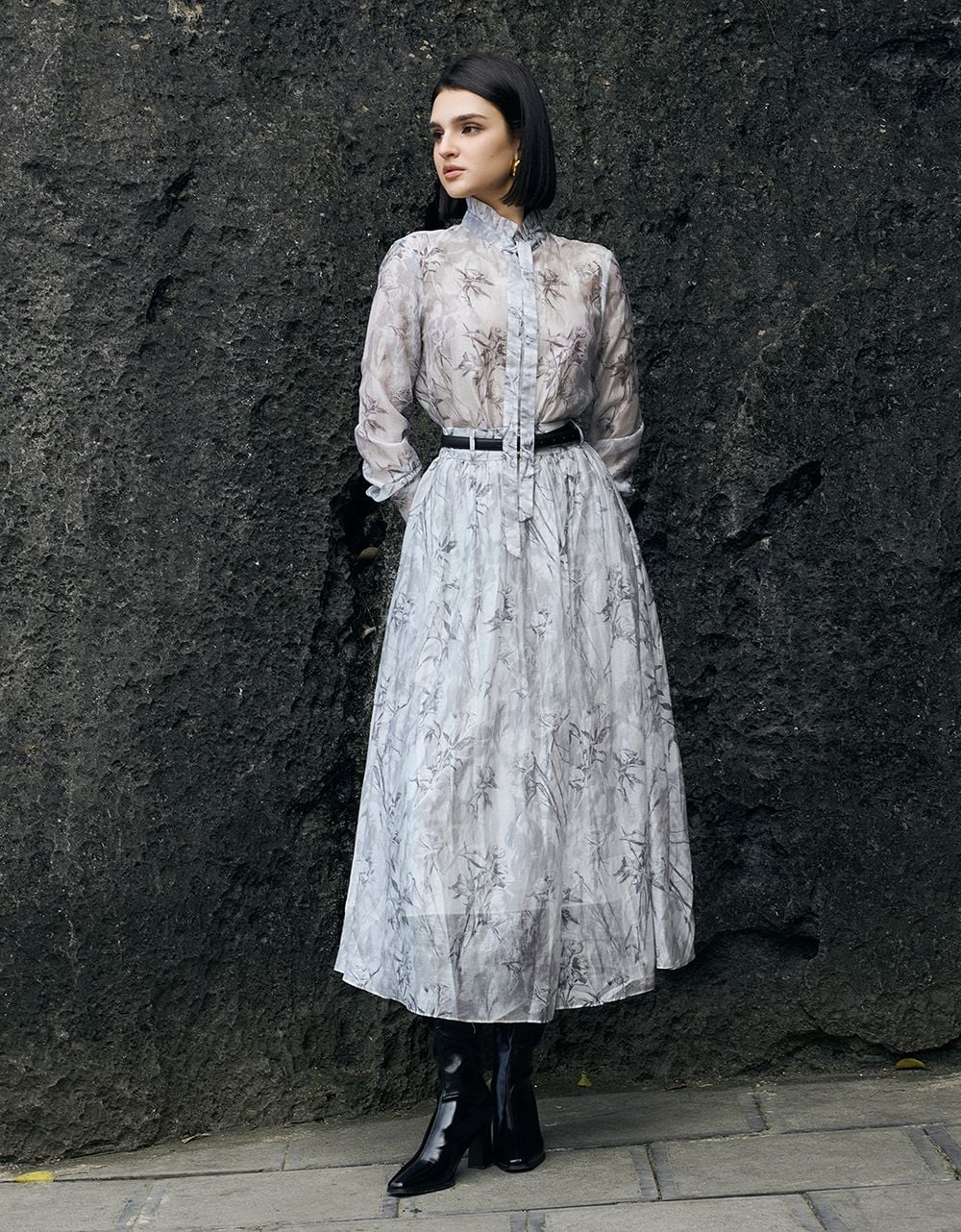  SM TƠ GHI HOẠ TIẾT CỔ XẾP LY 