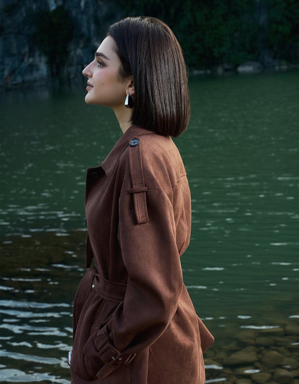  ÁO KHOÁC DA LỘN VẠT PHỦ 