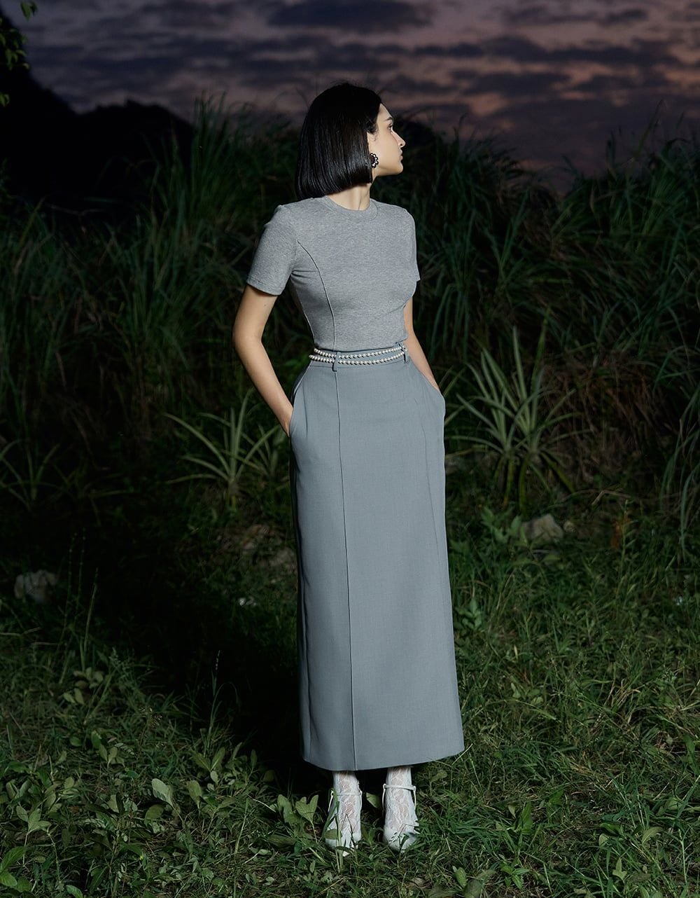  ÁO THUN NGẮN TAY BỔ GÂN 