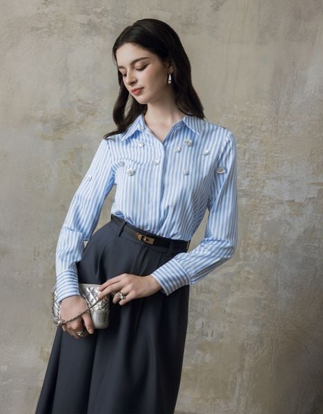  SM THÔ KẺ XANH TRẮNG ĐÍNH HOA KIM SA 