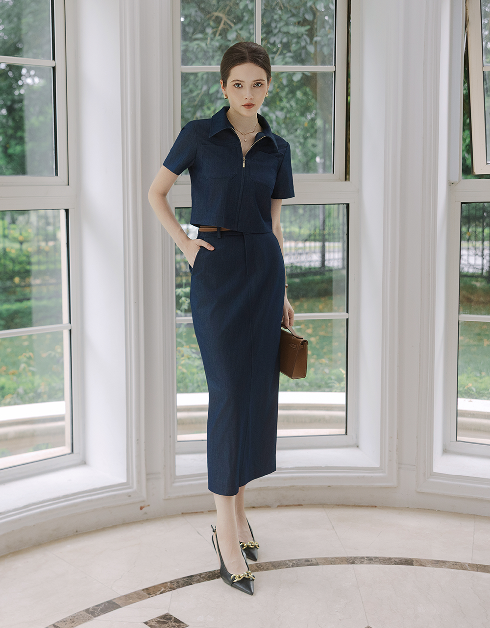  ÁO JEANS TÚI NGỰC 