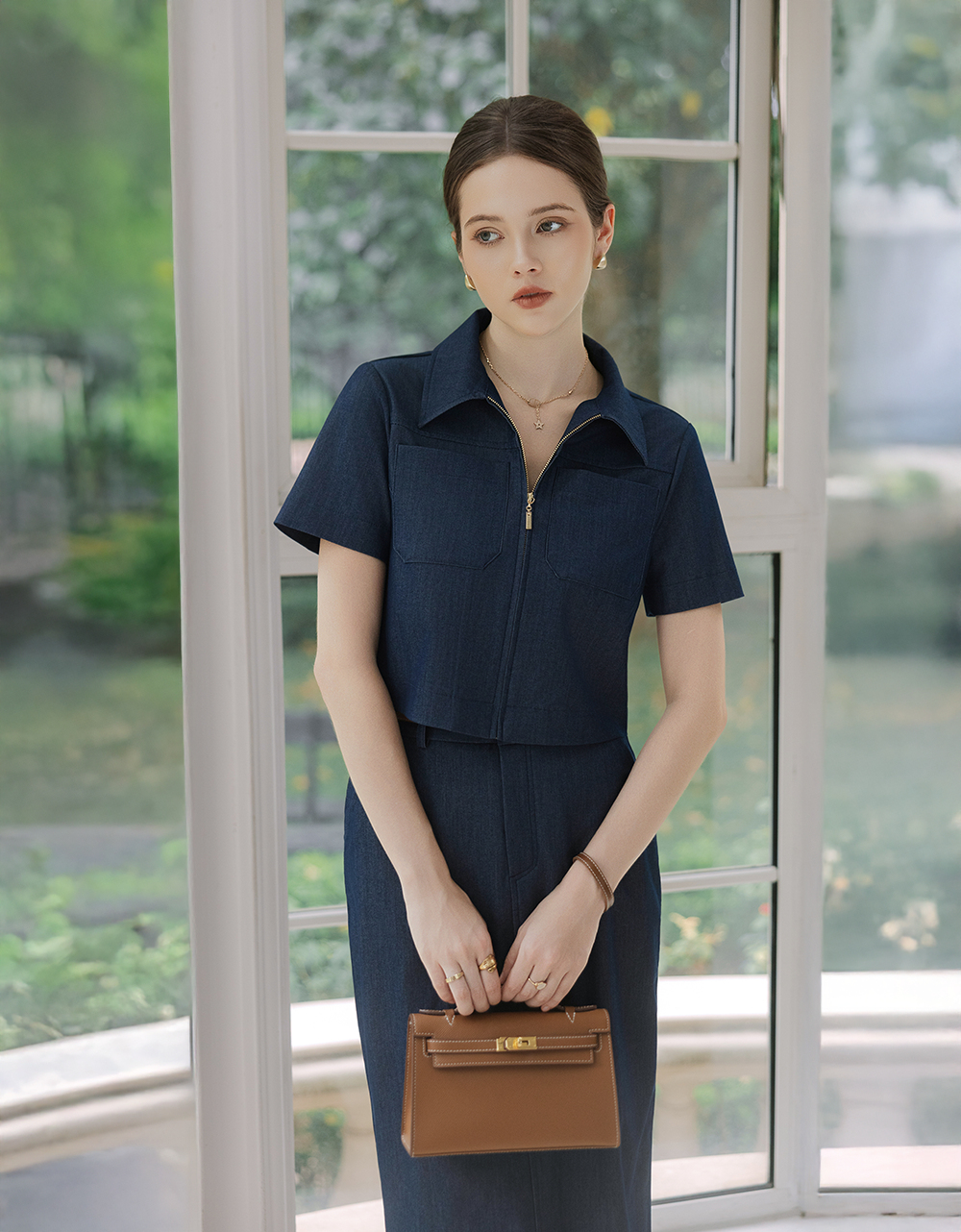  ÁO JEANS TÚI NGỰC 