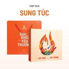 Hộp quà SUNG TÚC (bình nước hoa văn)