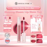  Son Tint Bóng Dưỡng Môi Thuần Chay Bền Màu Pinate Glowing Bloom Lip Stain Tint 2.9G 