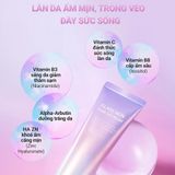  Kem Nâng Tone Làm Trắng Sáng Cấp Ẩm Căng Bóng Da Cell Fusion C Glass Skin Tone Up Cream 50ML 