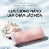  Kem Chống Nắng Nâng Tone Chống Già Làm Sáng & Đều Màu Da Slowpure Glow Up Fluid Sun Serum SPF50+ PA++++ 50ml 