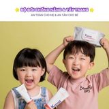  Khăn Giấy Ướt Tẩy Trang Làm Sạch Chống Nắng An Toàn Cho Trẻ Sơ Sinh Kiztoz The Mild Cleansing Tissue 