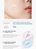  Mặt Nạ Hạ Nhiệt - 5 Độ & Làm Dịu Da Ửng Đỏ Cháy Nắng Cell Fusion C First Cooling Mask 5 Miếng 