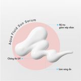  Kem Chống Nắng Cấp Ẩm Làm Dịu Da Slowpure Aqua Fluid Sun Serum SPF50+ PA++++ 50ML 