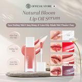  Son Dưỡng Môi Căng Bóng & Làm Đầy Rãnh Môi Thuần Chay Pinate Natural Bloom Lip Oil Serum 4.3ml 
