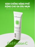 Kem Chống Nắng Phổ Rộng Cho Da Dầu Mụn Cell Fusion C Advanced Clear Sunscreen 100 SPF50+/PA++++ 35ML 