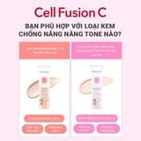  [10ML] Kem Chống Nắng Nâng Tone Cấp Ẩm Căng Bóng Cho Mọi Loại Da Cell Fusion C Aqua Tone Up Sunscreen 100 SPF50+ PA++++ 10ml 