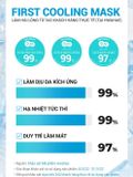  Mặt Nạ Hạ Nhiệt - 5 Độ & Làm Dịu Da Ửng Đỏ Cháy Nắng Cell Fusion C First Cooling Mask 5 Miếng 