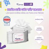  Khăn Giấy Ướt Tẩy Trang Làm Sạch Chống Nắng An Toàn Cho Trẻ Sơ Sinh Kiztoz The Mild Cleansing Tissue 