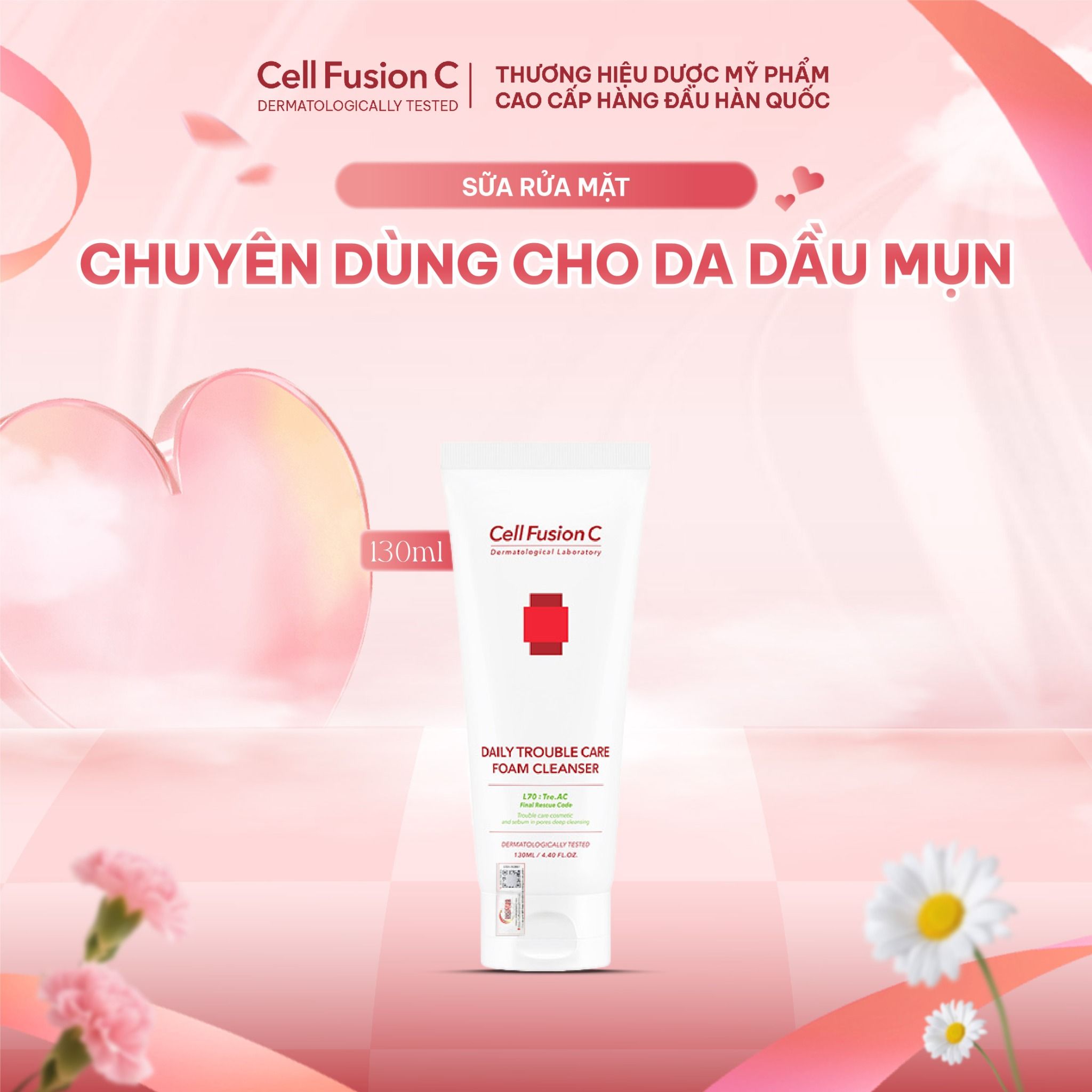  Cell Fusion C Daily Trouble Care Foam Cleanser 