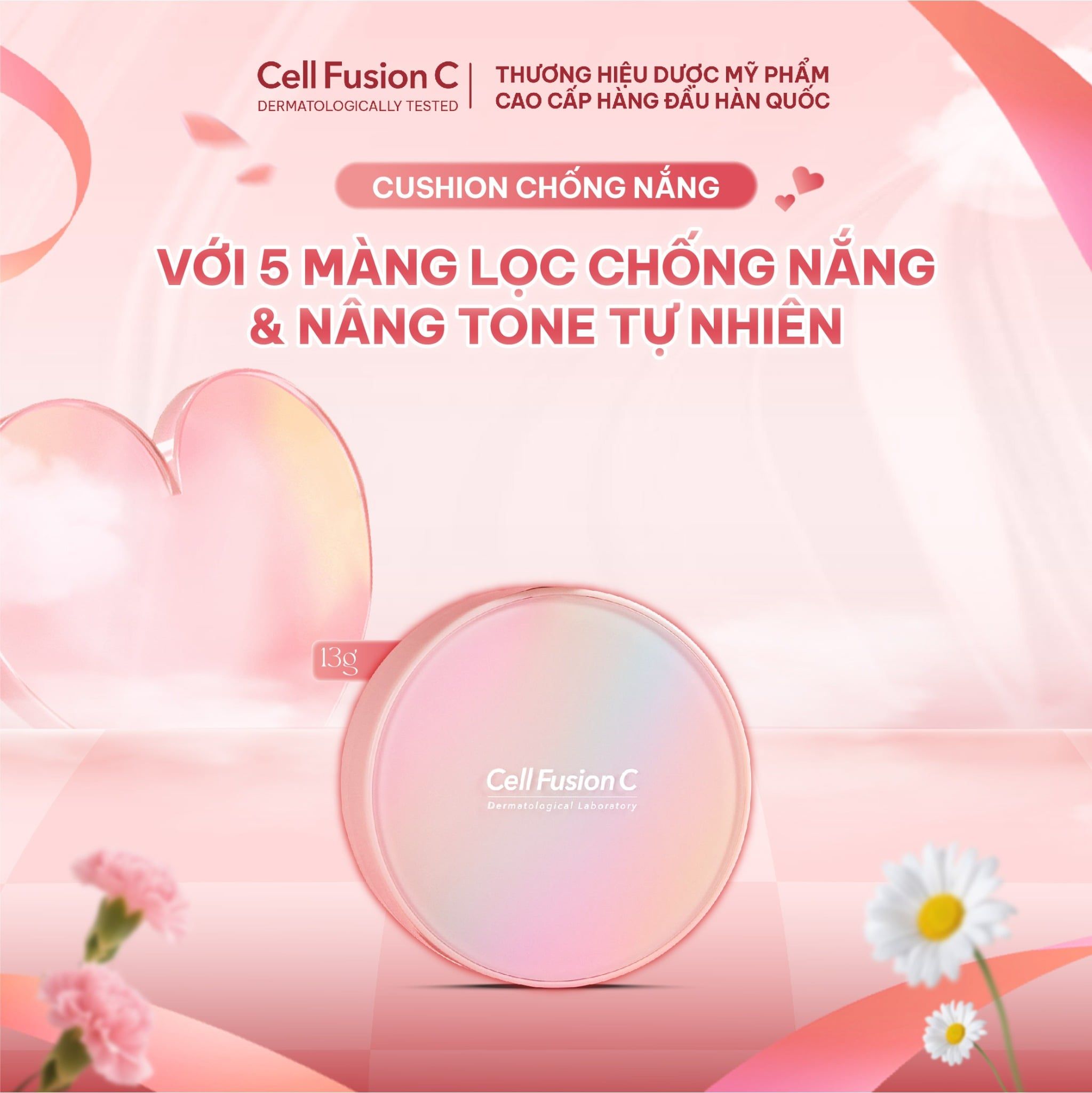  Cell Fusion C Toning Sun Cushion SPF50+/PA++++ 