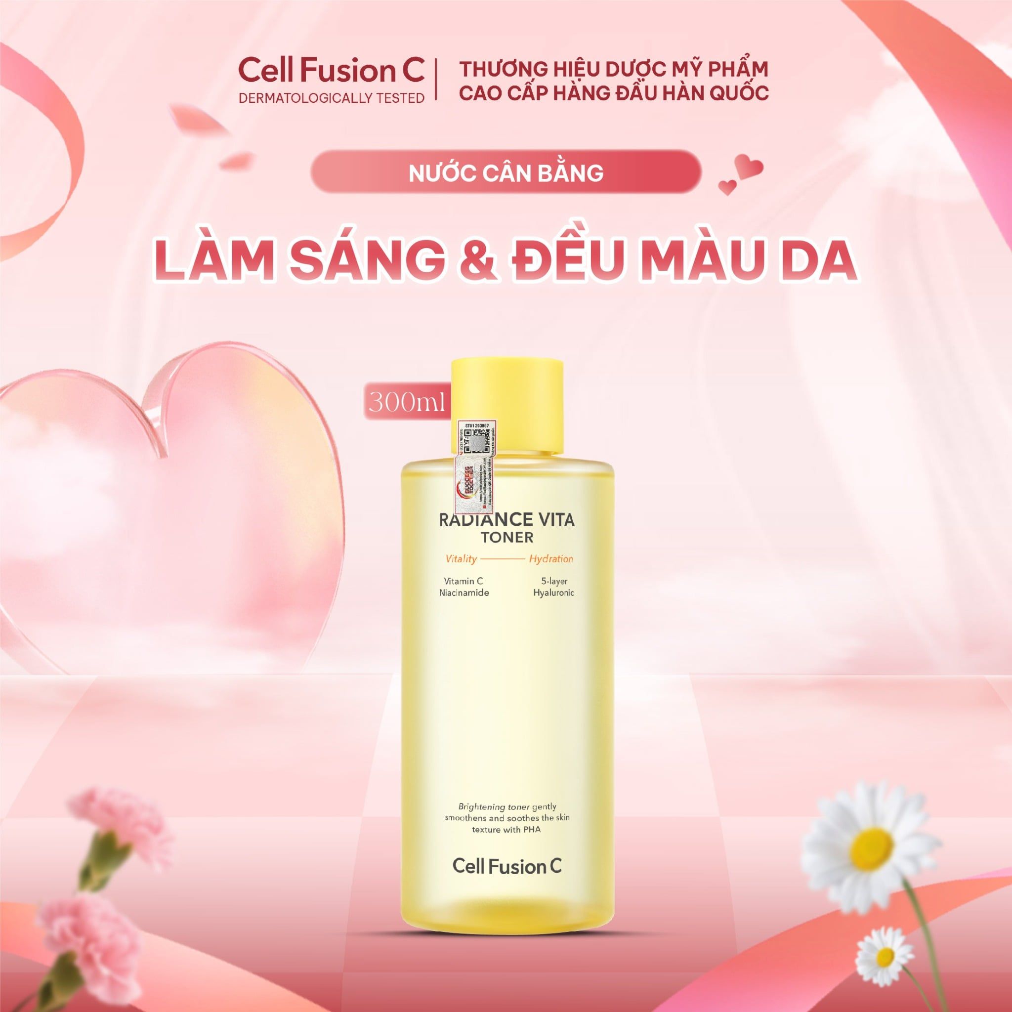  Cell Fusion C Radiance Vita Toner 300ML 