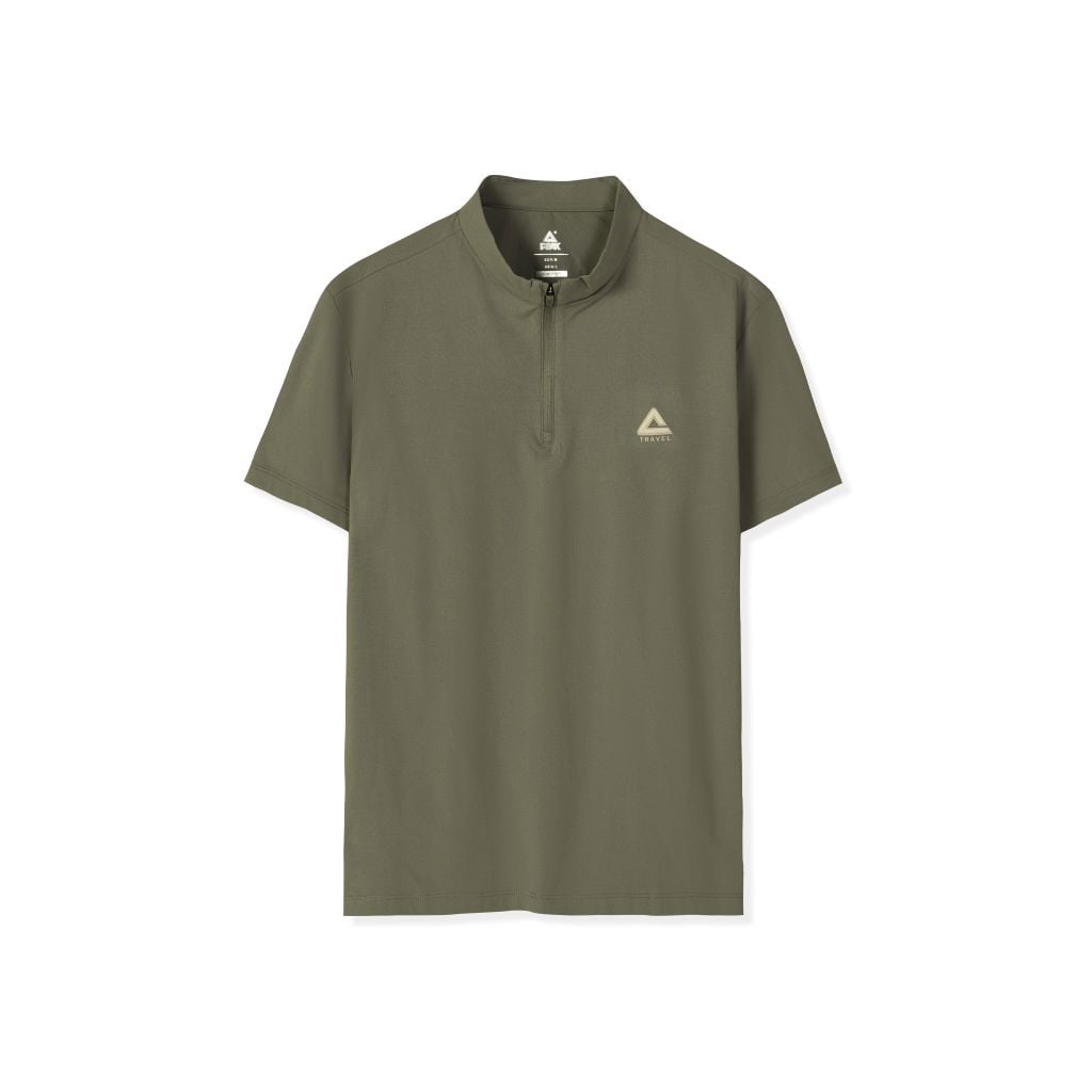 Áo Phông Nam PEAK Travel Cổ Khoá P-DRY FW6253171