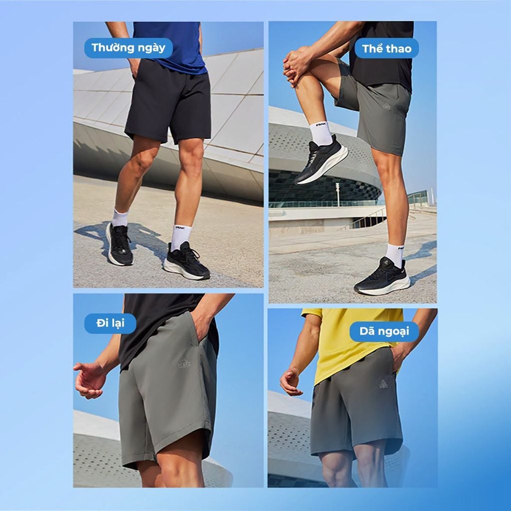 Quần Short Thể Thao Nam PEAK P-DRY DF352291