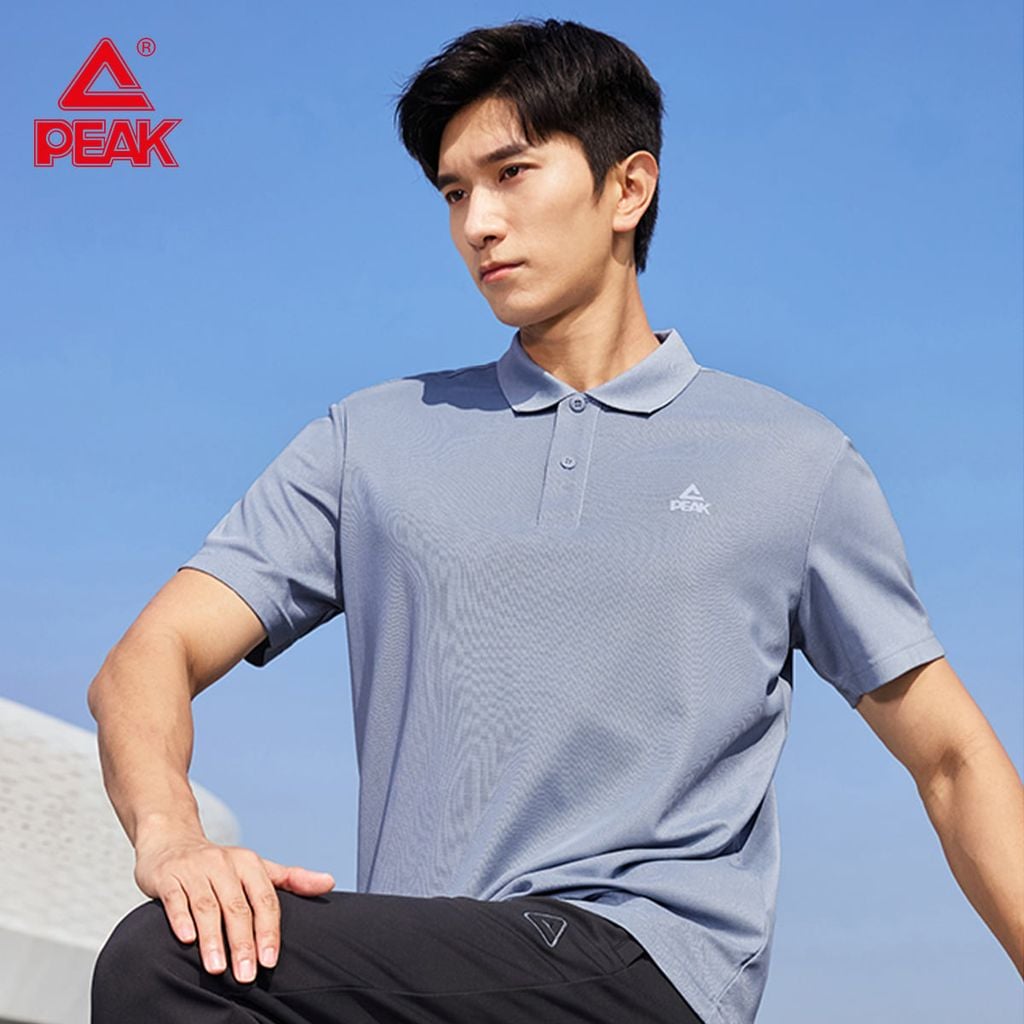 Áo Polo Thể Thao Nam Chính Hãng Cao Cấp PEAK DF652007