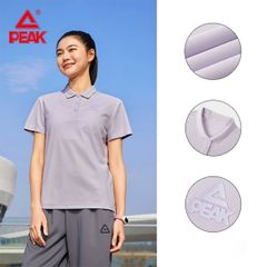 Áo Polo Thể Thao Nữ Chính Hãng Cao Cấp PEAK DF652008