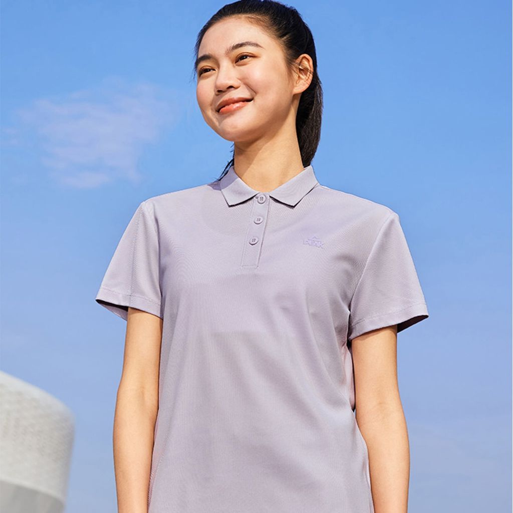 Áo Polo Thể Thao Nữ Chính Hãng Cao Cấp PEAK DF652008