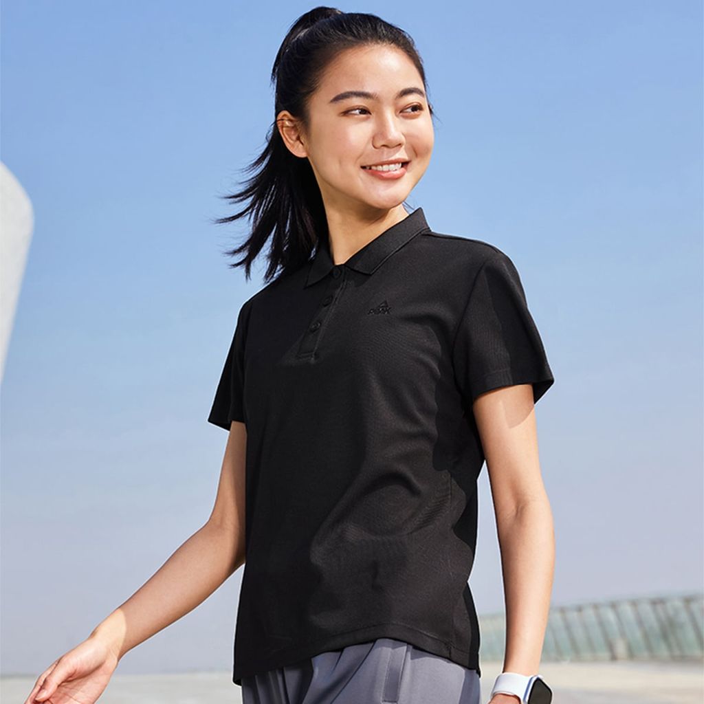Áo Polo Thể Thao Nữ Chính Hãng Cao Cấp PEAK DF652008