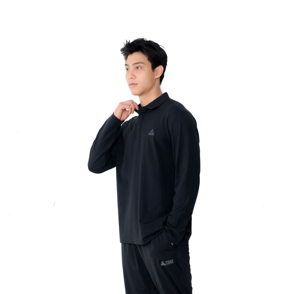 Áo Polo Dài Tay Nam PEAK FW6253241