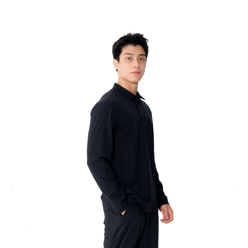 Áo Polo Dài Tay Nam PEAK FW6253241