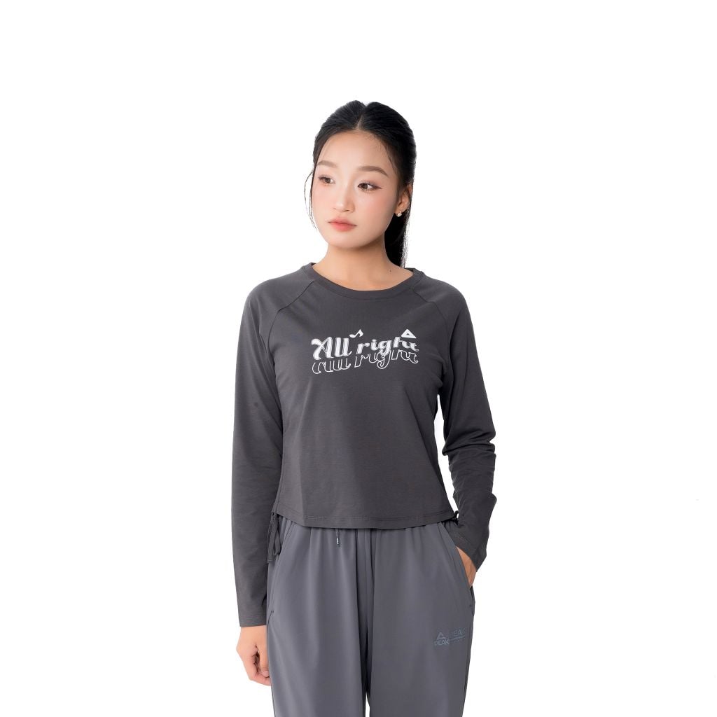 Áo Crop-top Dài Tay Nữ PEAK Musical FW6253442